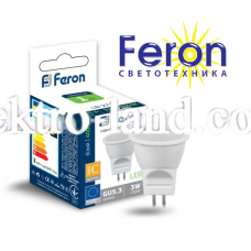 Светодиодная лампа feron mr-11 3w 240lm 4000k 